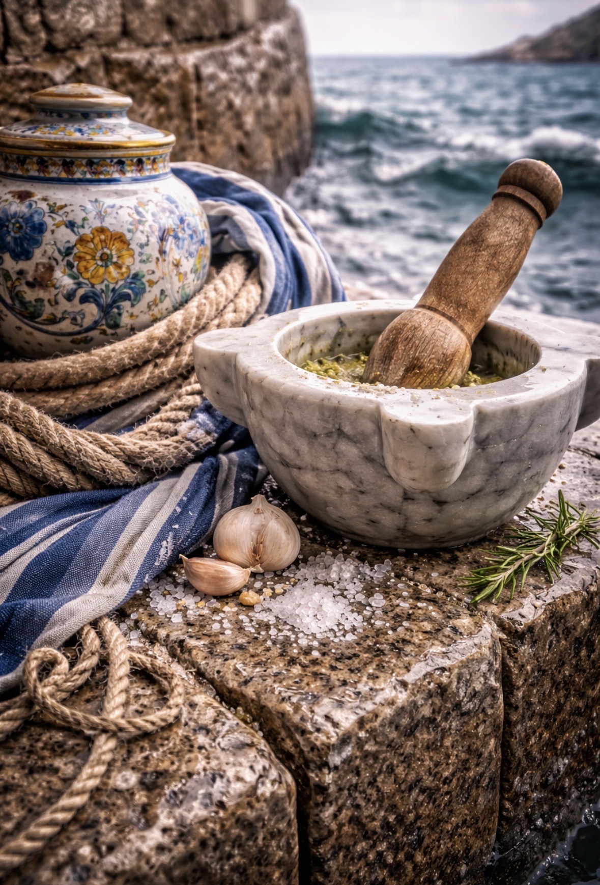 Genova tra pietra, tessuti e mare